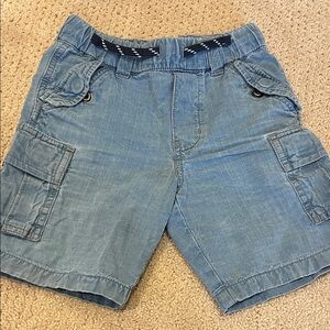 Kids Blue Cargo Shorts